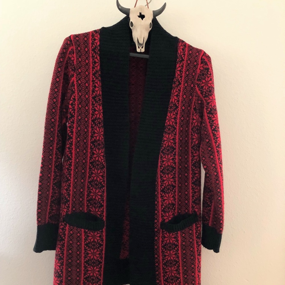 Sz L Bandolino Sweater Duster